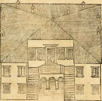 An illustration from Le fortificationi di Buonaiuto Lorini, nobile fiorentino ... : con l'aggiunta del sesto libro doue si mostra, con la scienza e con la pratica, l'ordine di fortificare le città & altri luoghi, con tutti gli auuertimenti, che più possono apportar benficio per la sicurtà delle fortezze .. (1609)