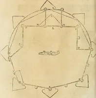 Picture 163 of 290 from Le fortificationi di Buonaiuto Lorini, nobile fiorentino ... : con l'aggiunta del sesto libro doue si mostra, con la scienza e con la pratica, l'ordine di fortificare le città & altri luoghi, con tutti gli auuertimenti, che più possono apportar benficio per la sicurtà delle fortezze .. (1609), leaf 183