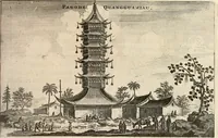 Picture 62 of 149 from Legatio batavica ad magnum Tartariæ chamum Sungteium, modernum Sinæ imperatorem. Historiarum narratione, quæ legatis in provinciis Quantung, Kiangsi, Nanking, Xantung, Peking, & aula imperatoriâ ab anno 1665 ad annum 1657 obtigerunt, ut & ardua Sinensium in bello tartarico fortunâ, provinciarum accurata geographia, urbium delineatione, nec non artis & naturæ miraculis ex animalium, vegetabilium, mineralium genere per centum & quinquaginta æneas figuras passim illustrata & conscripta vernacule (1668), leaf 156
