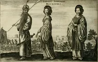Picture 113 of 149 from Legatio batavica ad magnum Tartariæ chamum Sungteium, modernum Sinæ imperatorem. Historiarum narratione, quæ legatis in provinciis Quantung, Kiangsi, Nanking, Xantung, Peking, & aula imperatoriâ ab anno 1665 ad annum 1657 obtigerunt, ut & ardua Sinensium in bello tartarico fortunâ, provinciarum accurata geographia, urbium delineatione, nec non artis & naturæ miraculis ex animalium, vegetabilium, mineralium genere per centum & quinquaginta æneas figuras passim illustrata & conscripta vernacule (1668), leaf 285
