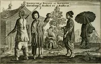 Picture 122 of 149 from Legatio batavica ad magnum Tartariæ chamum Sungteium, modernum Sinæ imperatorem. Historiarum narratione, quæ legatis in provinciis Quantung, Kiangsi, Nanking, Xantung, Peking, & aula imperatoriâ ab anno 1665 ad annum 1657 obtigerunt, ut & ardua Sinensium in bello tartarico fortunâ, provinciarum accurata geographia, urbium delineatione, nec non artis & naturæ miraculis ex animalium, vegetabilium, mineralium genere per centum & quinquaginta æneas figuras passim illustrata & conscripta vernacule (1668), leaf 305