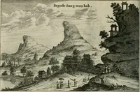 Picture 22 of 149 from Legatio batavica ad magnum Tartariæ chamum Sungteium, modernum Sinæ imperatorem. Historiarum narratione, quæ legatis in provinciis Quantung, Kiangsi, Nanking, Xantung, Peking, & aula imperatoriâ ab anno 1665 ad annum 1657 obtigerunt, ut & ardua Sinensium in bello tartarico fortunâ, provinciarum accurata geographia, urbium delineatione, nec non artis & naturæ miraculis ex animalium, vegetabilium, mineralium genere per centum & quinquaginta æneas figuras passim illustrata & conscripta vernacule (1668), leaf 75