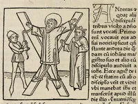 An illustration from Legenda aurea sanctorum, sive, Lombardica historia