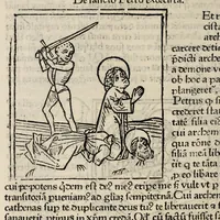 An illustration from Legenda aurea sanctorum, sive, Lombardica historia