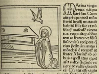 An illustration from Legenda aurea sanctorum, sive, Lombardica historia