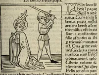 An illustration from Legenda aurea sanctorum, sive, Lombardica historia