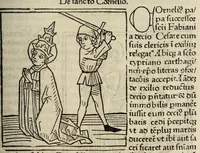 An illustration from Legenda aurea sanctorum, sive, Lombardica historia