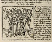 An illustration from Legenda aurea sanctorum, sive, Lombardica historia