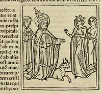 An illustration from Legenda aurea sanctorum, sive, Lombardica historia