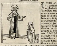 An illustration from Legenda aurea sanctorum, sive, Lombardica historia