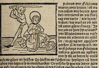 An illustration from Legenda aurea sanctorum, sive Lombardica historia [German] Leben der Heiligen: Winterteil und Sommerteil