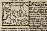 An illustration from Legenda aurea sanctorum, sive Lombardica historia [German] Leben der Heiligen: Winterteil und Sommerteil