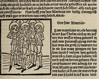 Picture 20 of 21 from Legenda aurea sanctorum, sive Lombardica historia [German] Leben der Heiligen: Winterteil und Sommerteil, leaf 485