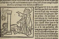 An illustration from Legenda aurea sanctorum, sive Lombardica historia [German] Leben der Heiligen: Winterteil und Sommerteil