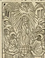An illustration from The legende, named in Latyn Legenda aurea that is to say in Englysshe The golden legende (1527)