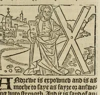 An illustration from The legende, named in Latyn Legenda aurea that is to say in Englysshe The golden legende (1527)