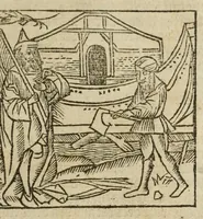 An illustration from The legende, named in Latyn Legenda aurea that is to say in Englysshe The golden legende (1527)