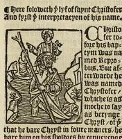 An illustration from The legende, named in Latyn Legenda aurea that is to say in Englysshe The golden legende (1527)