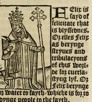 An illustration from The legende, named in Latyn Legenda aurea that is to say in Englysshe The golden legende (1527)