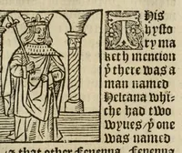 An illustration from The legende, named in Latyn Legenda aurea that is to say in Englysshe The golden legende (1527)