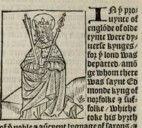 An illustration from The legende, named in Latyn Legenda aurea that is to say in Englysshe The golden legende (1527)