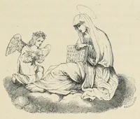 An illustration from Legends of the monastic orders as represented in the fine arts : forming the second series of Sacred and Legendary art (1863)