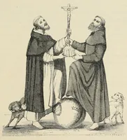 Picture 21 of 38 from Legends of the monastic orders as represented in the fine arts : forming the second series of Sacred and Legendary art (1863), leaf 303