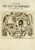 An illustration from Leggi de gli academici Ricourati (1648)