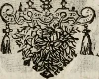 An illustration from Le glorie de gli incogniti : O vero gli hvomini illvstri della̓ccademia de ̓signori incogniti di venetia (1647)