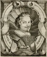 Picture 42 of 332 from Le glorie de gli incogniti : O vero gli hvomini illvstri della̓ccademia de ̓signori incogniti di venetia (1647), leaf 65