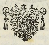 An illustration from Le glorie de gli Incogniti : o vero gli huomini illustri dell'Accademia de' signori incogniti de Venetia (1647)