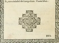 An illustration from Le glorie del primo secolo : che con nobili apparati celebra la venerabile Compagnia della Sa[n]tissima Spina dell'illustrissima città di Fermo li 31 Maggio 1676 (1676)