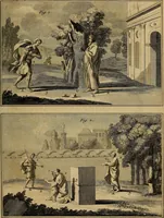 An illustration from Le grand livre des peintres : ou, L'art de la peinture considéré dans toutes ses parties, & démontré par principes; avec des réflexions sur les ouvrages de quelques bons maîtres, & sur les défauts qui s'y trouvent. (1787)