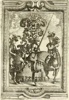 An illustration from Le guerre festiue delle reali nozze de' serenissimi e cattolici re di Spagna Carlo secondo e Maria Luisa di Borbone : celebrate nella felice e fedelissima città di Palermo, dall' Illustrissimo Senato della medesima citta ... nell'anno M.DC.LXXX (1680)