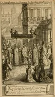 An illustration from Le guide fidele de la vraie gloire : presenté à monseigneur le duc de Bourgogne, instruisant ce jeune prince des choses qu'il doit croire, demander, pratiquer, frequenter, et eviter pour être roy pendant tous les siecles ... (1688)