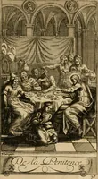 Picture 42 of 54 from Le guide fidele de la vraie gloire : presenté à monseigneur le duc de Bourgogne, instruisant ce jeune prince des choses qu'il doit croire, demander, pratiquer, frequenter, et eviter pour être roy pendant tous les siecles ... (1688), leaf 162