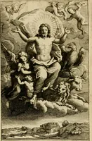 An illustration from Le guide fidele de la vraie gloire : presenté à monseigneur le duc de Bourgogne, instruisant ce jeune prince des choses qu'il doit croire, demander, pratiquer, frequenter, et eviter pour être roy pendant tous les siecles ... (1688)