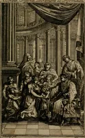An illustration from Le guide fidele de la vraie gloire : presenté à monseigneur le duc de Bourgogne, instruisant ce jeune prince des choses qu'il doit croire, demander, pratiquer, frequenter, et eviter pour être roy pendant tous les siecles ... (1688)