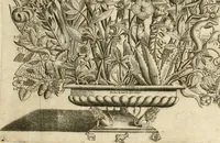 An illustration from Le iardin, et cabinet poetique de Paul Contant, apoticaire de Poictiers (1609)