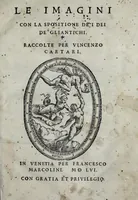 Picture 2 of 23 from Le imagini con la spositione de'i dei de gliantichi (1556), leaf 5