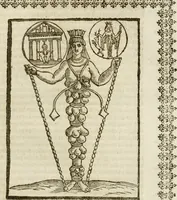 An illustration from Le imagini de gli dei de gli antichi : nelle quali sono descritte la religione de gli antichi li idoli, riti, & ceremonie loro, con l'aggiunta di molte principali imagini che nell'altre mancauano, et con l'espositione in epilogo di ciasceduna & suo significato (1624)