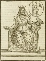 An illustration from Le imagini de gli dei de gli antichi : nelle quali sono descritte la religione de gli antichi li idoli, riti, & ceremonie loro, con l'aggiunta di molte principali imagini che nell'altre mancauano, et con l'espositione in epilogo di ciasceduna & suo significato (1624)