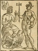 An illustration from Le imagini de gli dei de gli antichi : nelle quali sono descritte la religione de gli antichi li idoli, riti, & ceremonie loro, con l'aggiunta di molte principali imagini che nell'altre mancauano, et con l'espositione in epilogo di ciasceduna & suo significato (1624)