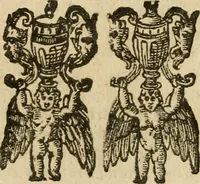 An illustration from Le imagini de gli dei de gli antichi : nelle quali sono descritte la religione de gli antichi li idoli, riti, & ceremonie loro, con l'aggiunta di molte principali imagini che nell'altre mancauano, et con l'espositione in epilogo di ciasceduna & suo significato (1624)