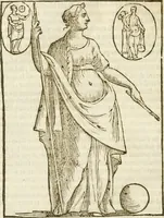 An illustration from Le imagini de gli dei de gli antichi : nelle quali sono descritte la religione de gli antichi li idoli, riti, & ceremonie loro, con l'aggiunta di molte principali imagini che nell'altre mancauano, et con l'espositione in epilogo di ciasceduna & suo significato (1624)