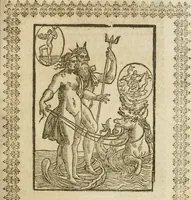An illustration from Le imagini de gli dei de gli antichi : nelle quali sono descritte la religione de gli antichi li idoli, riti, & ceremonie loro, con l'aggiunta di molte principali imagini che nell'altre mancauano, et con l'espositione in epilogo di ciasceduna & suo significato (1624)