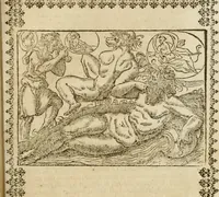 An illustration from Le imagini de gli dei de gli antichi : nelle quali sono descritte la religione de gli antichi li idoli, riti, & ceremonie loro, con l'aggiunta di molte principali imagini che nell'altre mancauano, et con l'espositione in epilogo di ciasceduna & suo significato (1624)