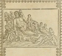 An illustration from Le imagini de gli dei de gli antichi : nelle quali sono descritte la religione de gli antichi li idoli, riti, & ceremonie loro, con l'aggiunta di molte principali imagini che nell'altre mancauano, et con l'espositione in epilogo di ciasceduna & suo significato (1624)