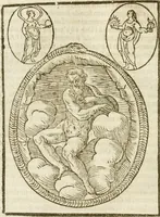 An illustration from Le imagini de gli dei de gli antichi : nelle quali sono descritte la religione de gli antichi li idoli, riti, & ceremonie loro, con l'aggiunta di molte principali imagini che nell'altre mancauano, et con l'espositione in epilogo di ciasceduna & suo significato (1624)