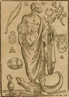 An illustration from Le imagini de gli dei de gli antichi : nelle quali sono descritte la religione de gli antichi li idoli, riti, & ceremonie loro, con l'aggiunta di molte principali imagini che nell'altre mancauano, et con l'espositione in epilogo di ciasceduna & suo significato (1624)